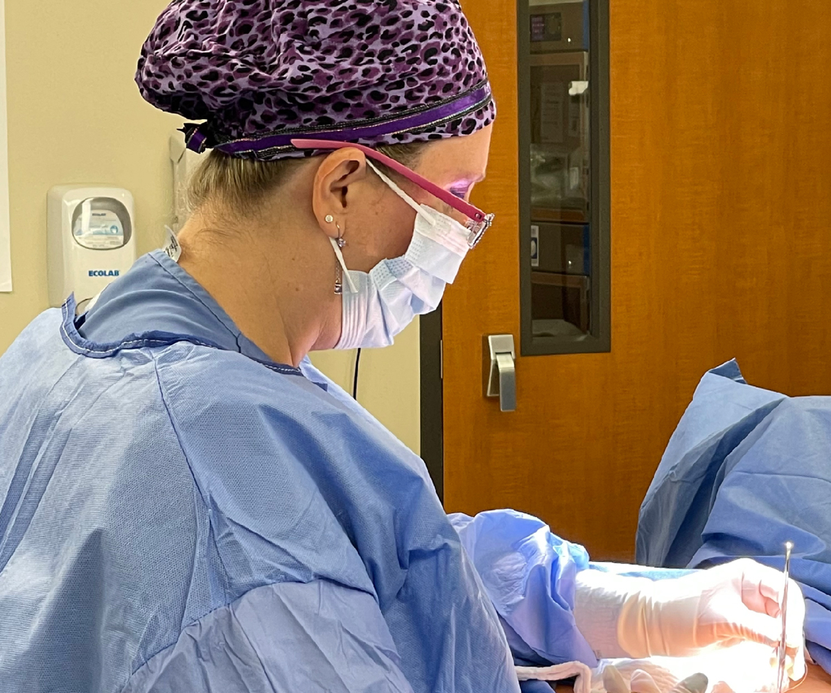 Surgical Assistant, Ginger (Virginia) Austin